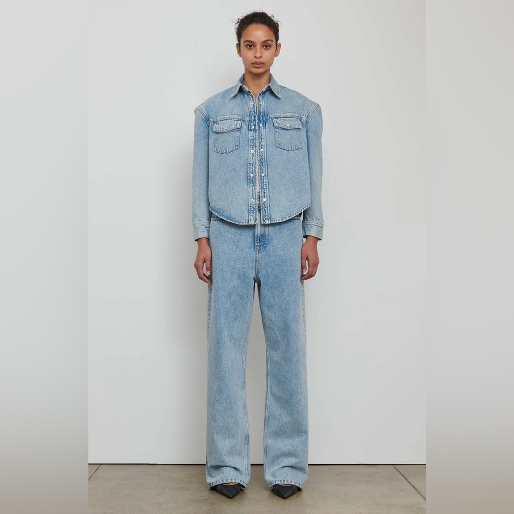 WARDROBE.NYC Light‎ Blue Denim Jean Jacket sz M